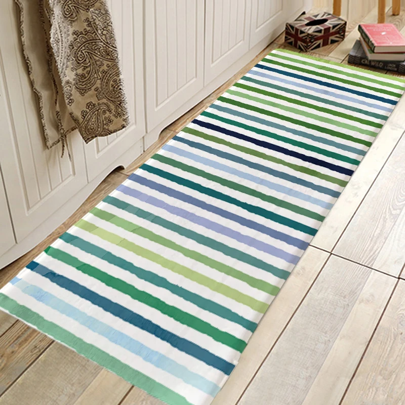 

Коврик придверный, 50x80 см, с изображением тропических листьев, для кухонной и входной двери