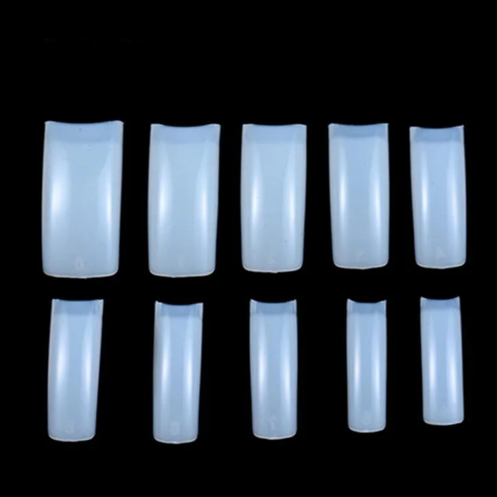 500pcs/bag Fake Nail Tips 10 Sizes Half CoverFrench DIY Salon False Art Wholesale Free DHL Fedex TNT | Красота и здоровье