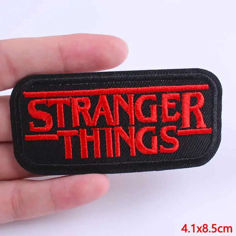 F-PE2319CT Punk Biker Patch Iron on Patches On Clothes Embroidered Letter Patches For Clothing Star Wars Patches Accessories Badges F - Цвет: F-PE2319CT