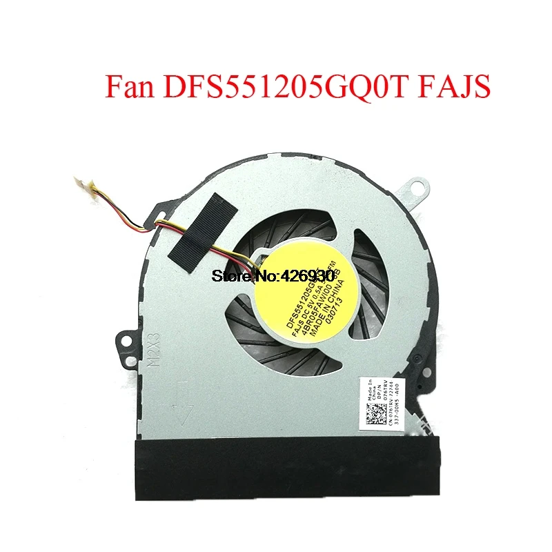 Вентилятор ЦП для ноутбука DELL Inspiron 14Z N411Z MF75070V1 C000 G99 DC5V 0.39A DFS551205GQ0T FAJS 076TRV 76TRV 0RCPJ5 RCPJ5