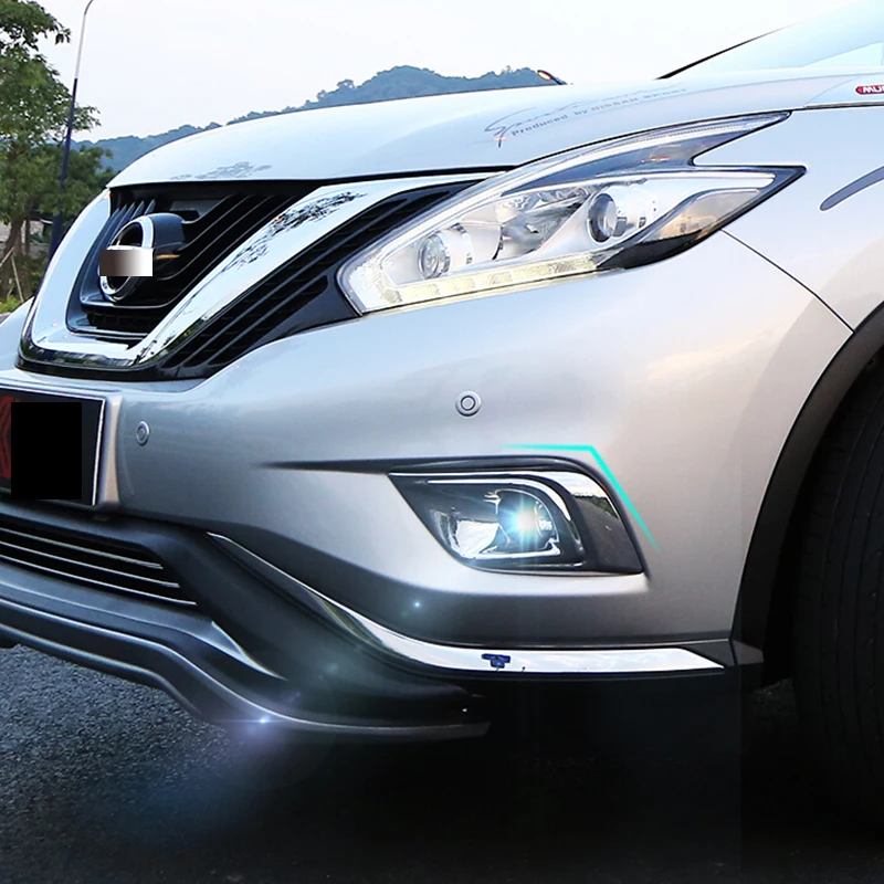Для Nissan Murano 2015 2016 2017 2018 аксессуары Тюнинг автомобилей из АБС пластика хромовые