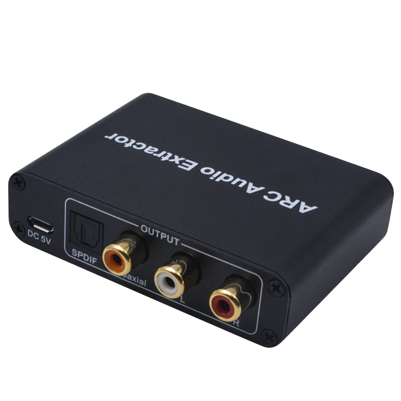 Аудиоадаптер AIXXCO ARC HDMI аудио экстрактор цифро аналоговый аудиоконвертер DAC SPDIF