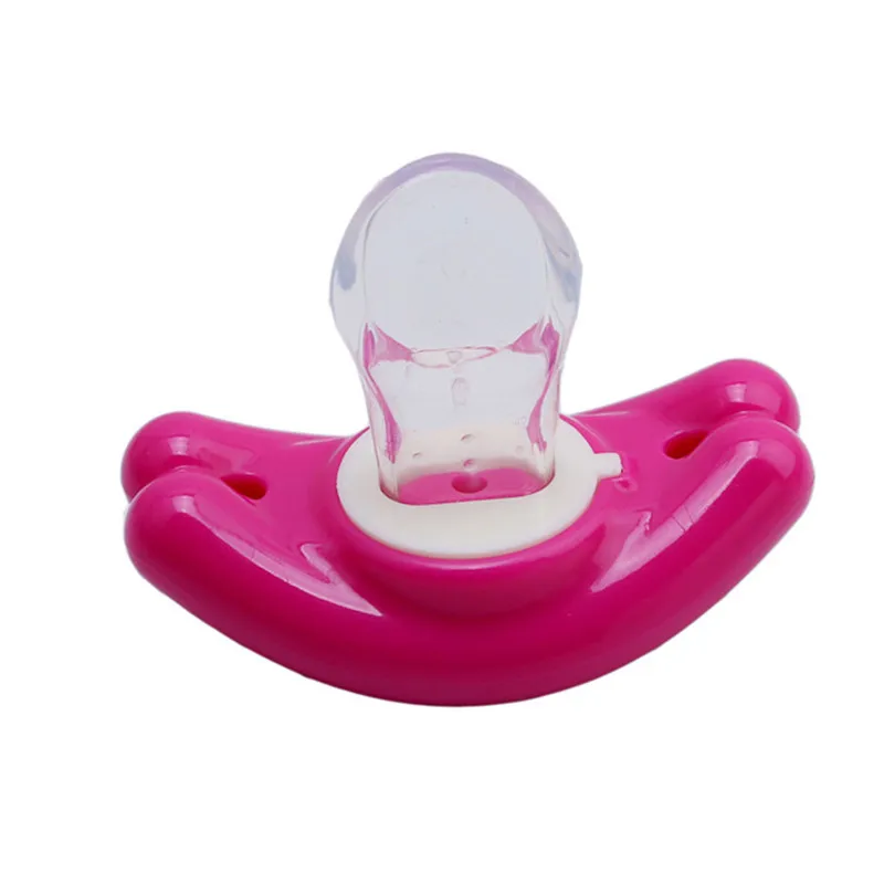 1 шт. детские красные губы поцелуи бутылочная щетка силиконовая забавная соска