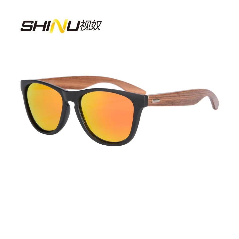 

New Designer Polarized Sunglasses With Natural Zebra Wooden Legs Mirror Coating Unisex Shade Occhiali Da Sole 6100