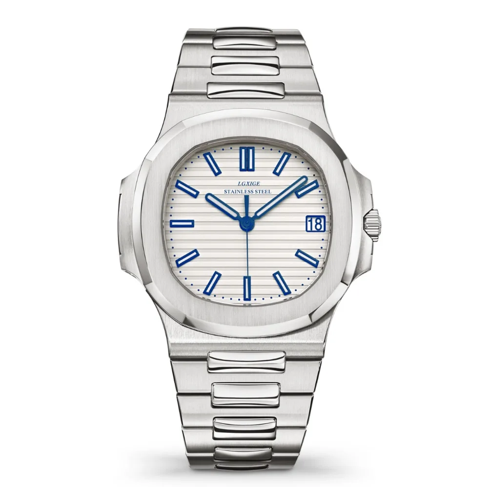 LGXIGE patek Топ Элитный бренд Модные мужские Бизнес часы водостойкие наручные