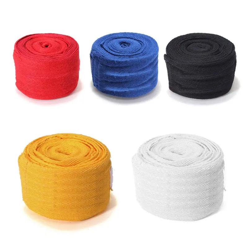 Боксерские повязки 2 5 м бандажные пробивные боксерские тренировочные хлопковые