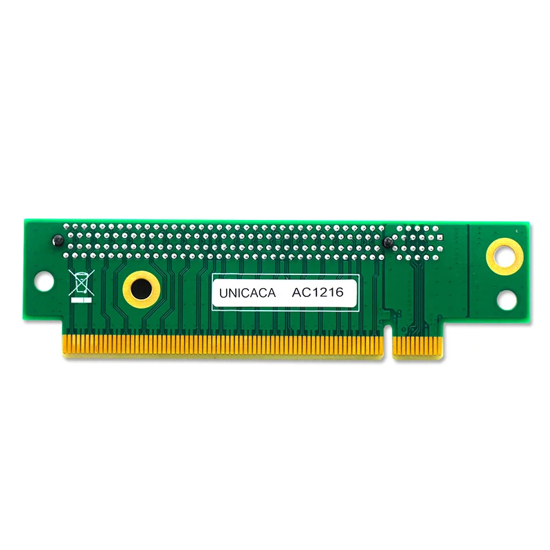 UNICACA AC1216 передачи карты PCIE 16X рулевого управления 90 градусов по вертикали и