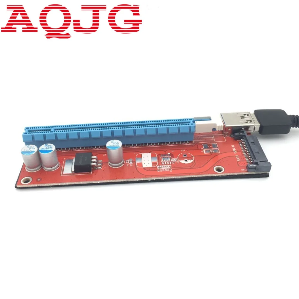 Удлинительный Кабель USB 3 0 конвертер SATA PCI Express PCI-E 1X до 16X карта расширения