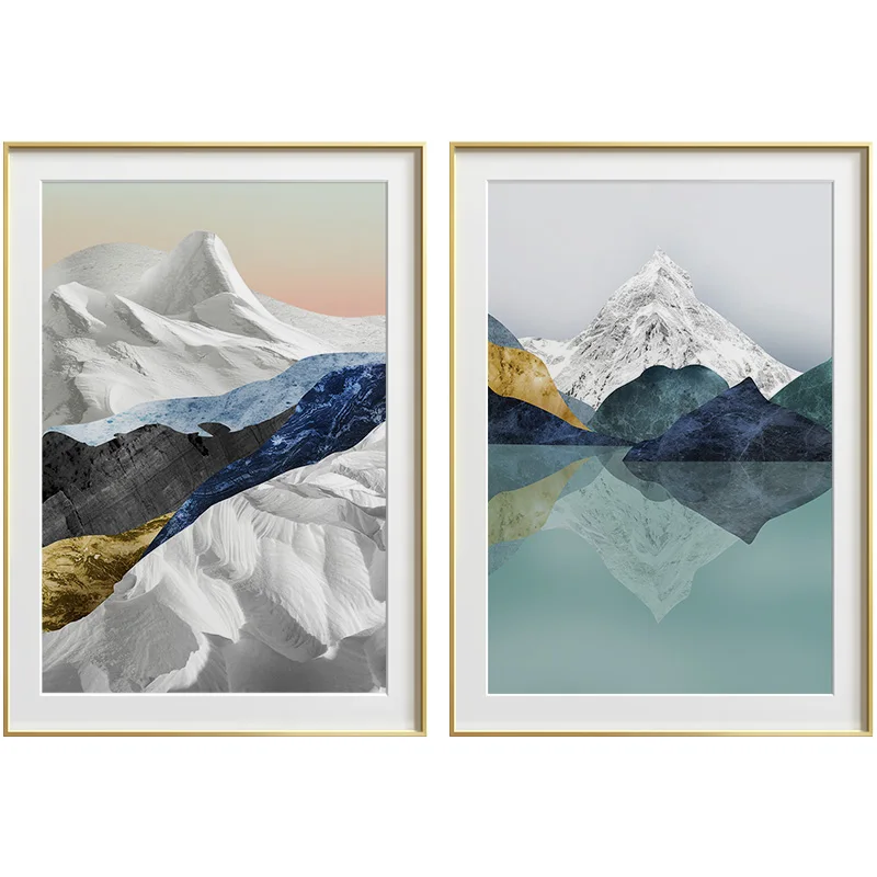 Modern Mountains All kinds Canvas Painting posters and prints wall pictures for living room art cuadros decoracion dormitorio | Дом и сад