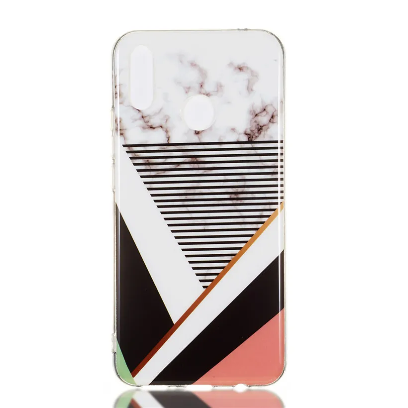 HEMASOLY Marble Case For Huawei Nova 3i P Smart Plus Silicone Luxury Pattern Soft TPU Back Cover |