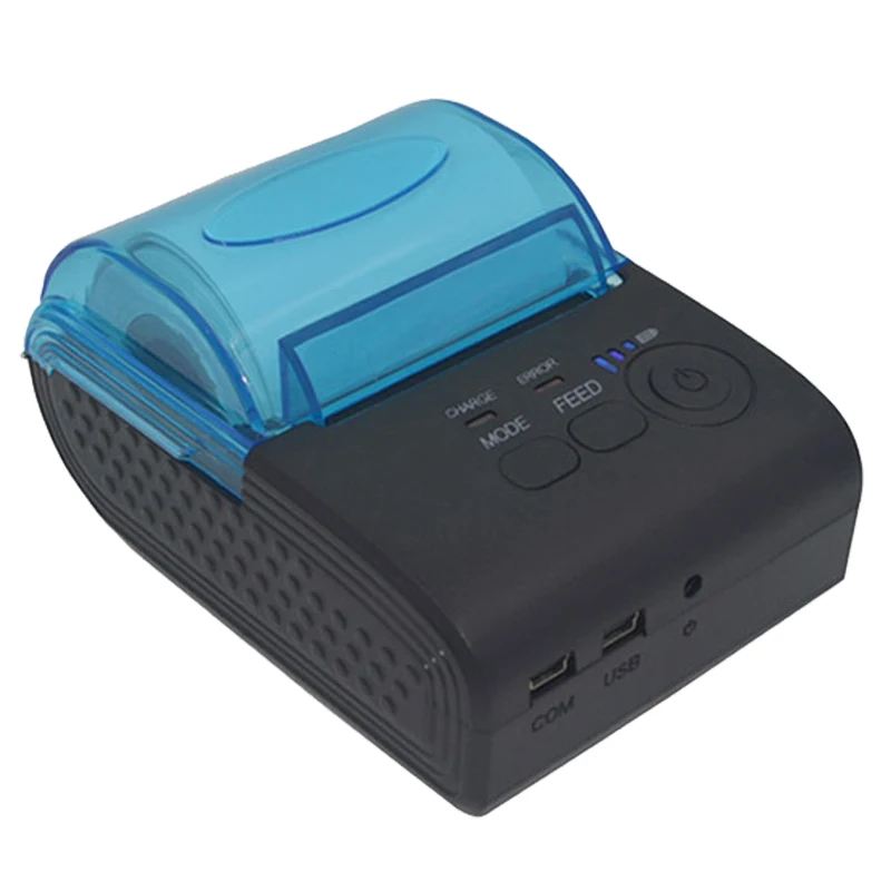 Большой рулон бумаги 57 мм X 50 Bluetooth принтер портативный Android мини беспроводной 58