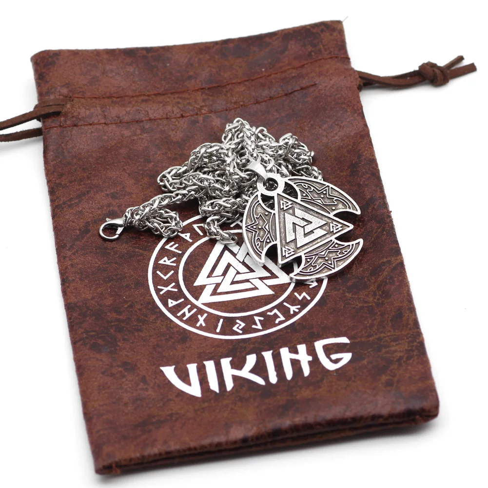 Мужской норвежский викинг vegvisir компас символ Одина талисман подвеска ожерелье с