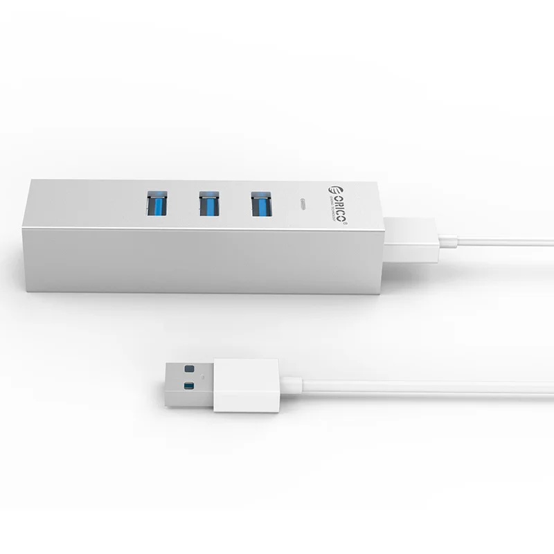 Высокая скорость 3 Порты USB 0 концентратор 10/100/1000 Мбит/с на RJ45 Gigabit Ethernet