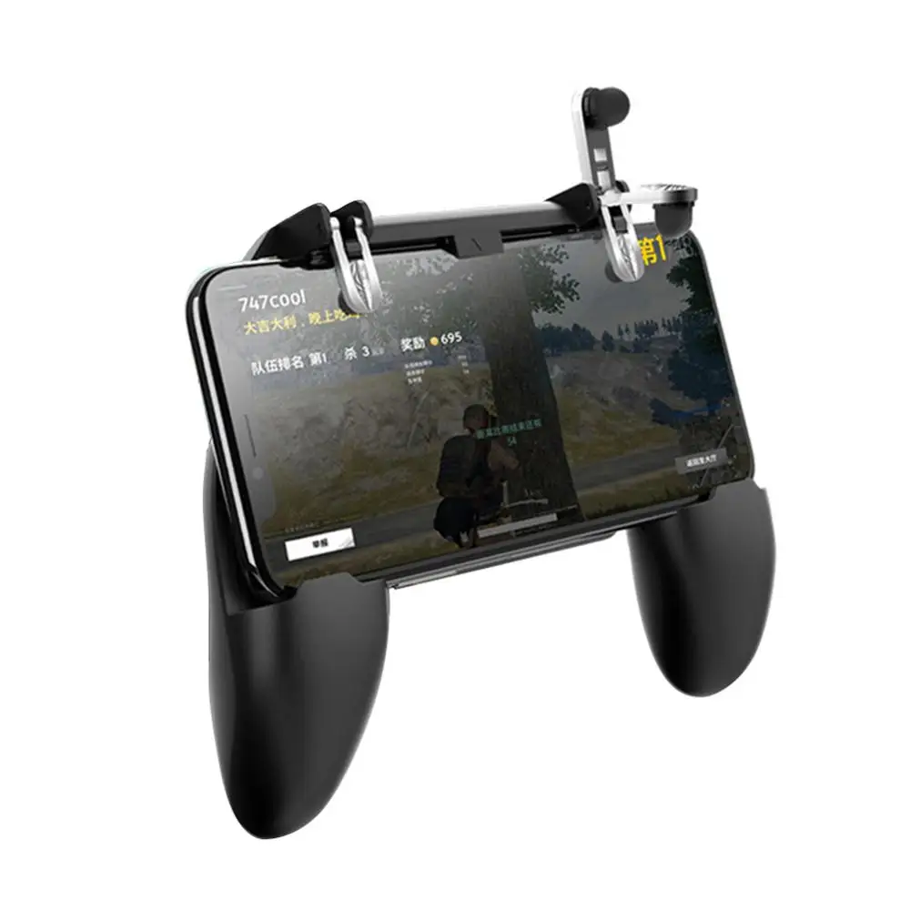 Все-в-одном мобильный игровой контроллер Fortnited Free Fire PUGB PUBG мобильный Джойстик Геймпад металлический L1 R1 Кнопка для iPhone игровой коврик