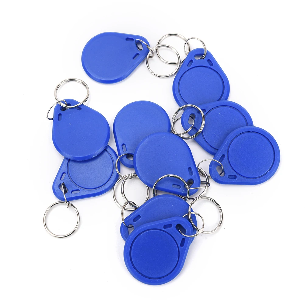 10pcs/lot 13.56MHz ID Badge Keyfob RFID Tag Tags llavero Porta Chave Card Sticker Key Fob Token Ring Proximity Chip images - 6