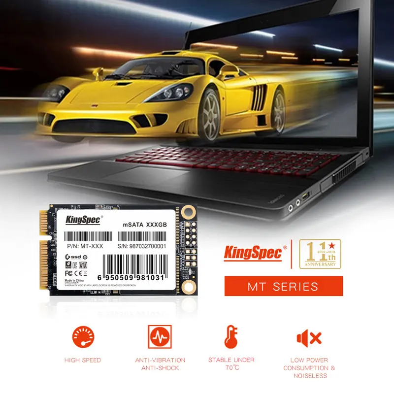 KINGSPEC Мини ПК Внутренний 64 Гб msata SSD sataIII MLC флэш накопитель hd твердотельный жесткий