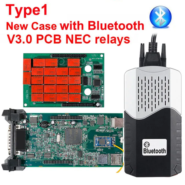New CDP TCS BT CDP TCS V3.0 эстафета NEC OBD2 сканер,00 keygen cdp tcs Multidiag pro автоматический диагностический инструмент для автомобилей грузовиков OBDII считыватель кодов - Цвет: New CDP TCS BT