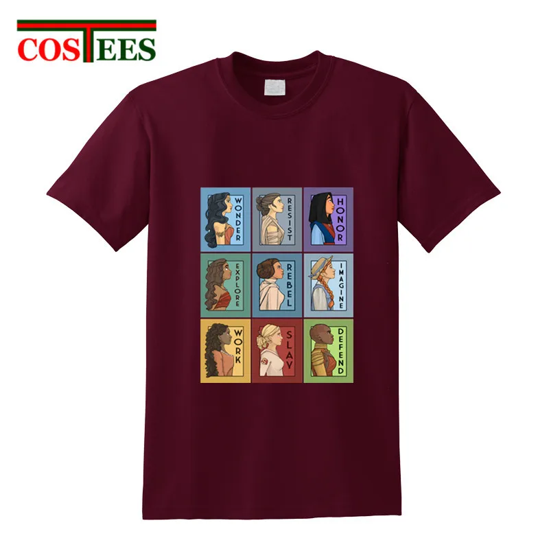 Серия She Collage Version wonder футболка Женская Мужская витрина сильных женских