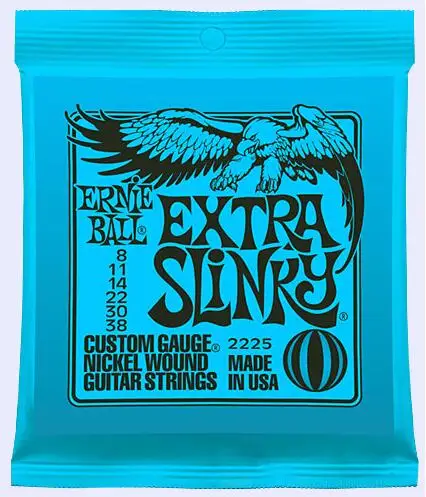 2225 Оригинальная электрогитара Ernie Ball/бас-струна из никелевой стали, электрическая бас-гитара, струны - Цвет: 2225