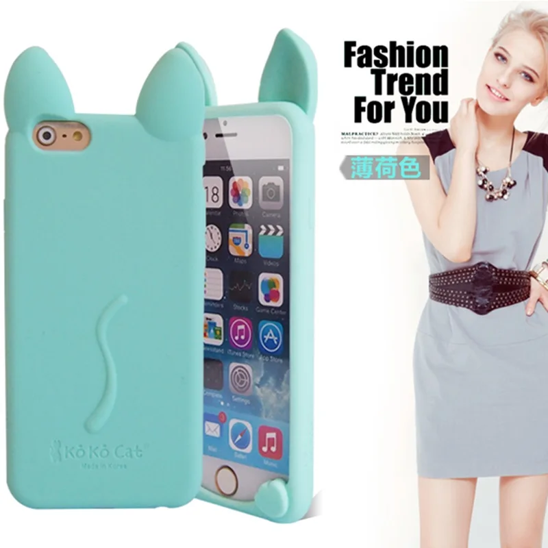 Новый Модный 3D мультяшный Мягкий силиконовый чехол для IPhone X 8 7 6 6S Plus 5 5S SE 4 4S