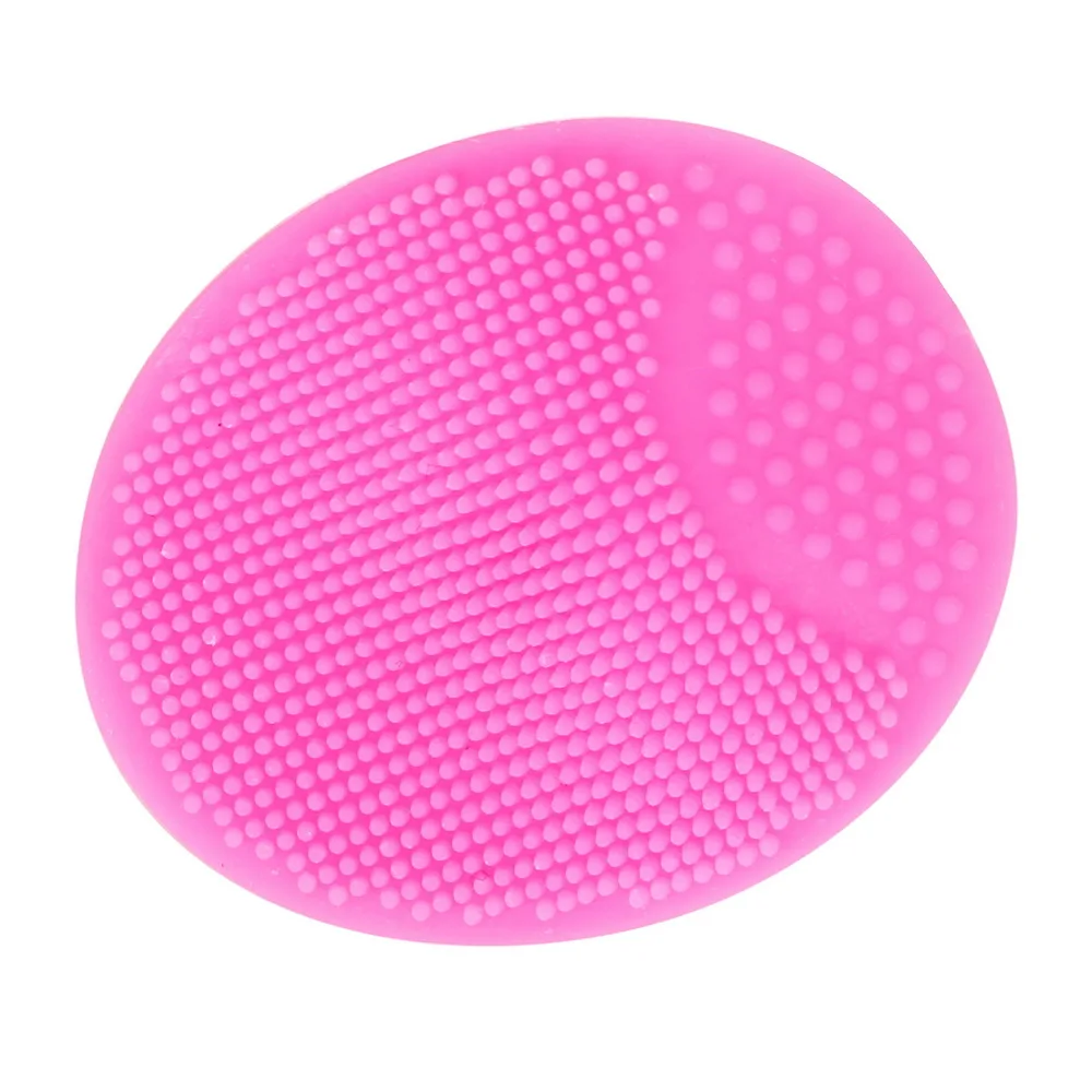 Light Rose Red NICEYARD подушечки для умывания лица Губки Скрубберы супер мягкие отшелушивающие Спа Угри очищающие кисти для лица силиконовые детский душ - Цвет: Light Rose Red