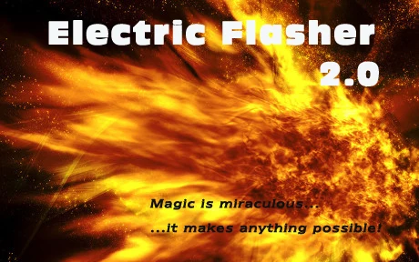 Электрический Flasher 2 0 версия зарядки магический трюк аксессуар fire новинки для