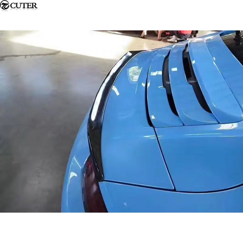 Углеродное волокно передний задний диффузор боковые юбки спойлер комплект