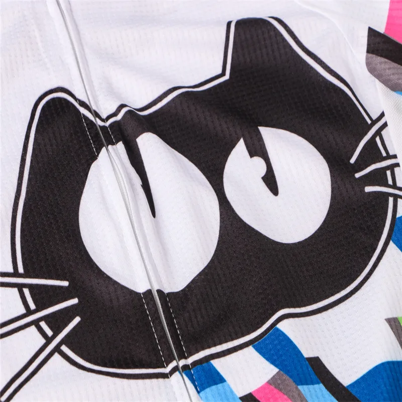 Женская быстросохнущая велосипедная майка Weimostar Cat Girl рубашка для катания на