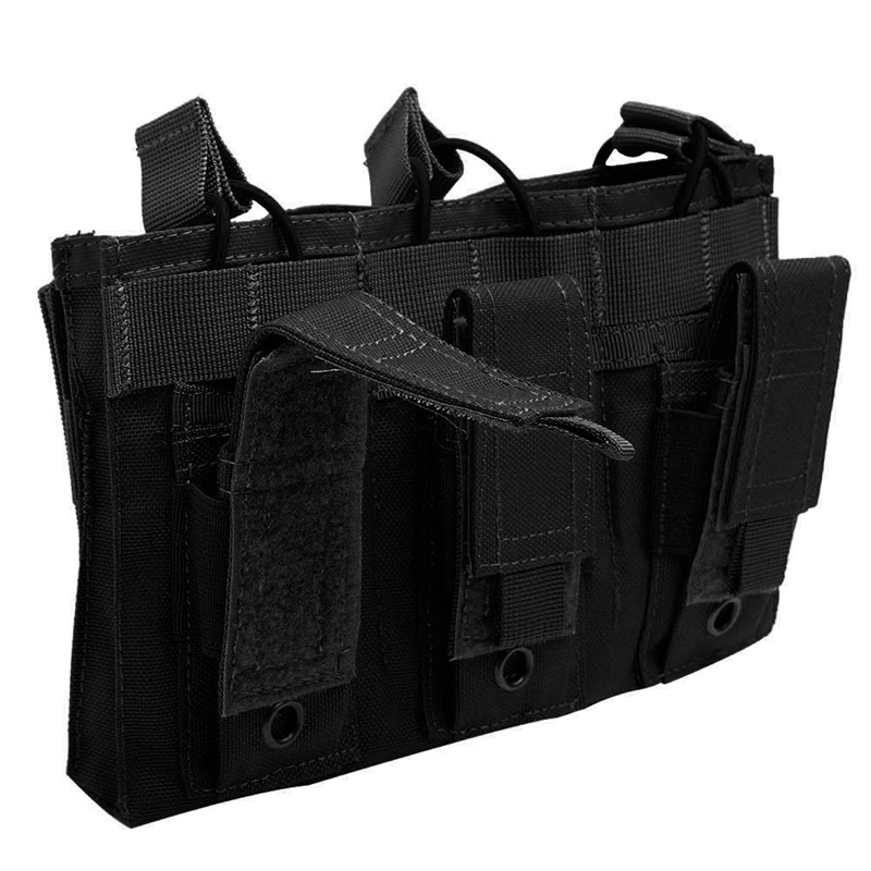 Военный Molle Чехол тактический одиночный/двойной/тройной Открытый верх подсумок Многофункциональный страйкбол пистолет охотничий Быстрый мешки для патронов
