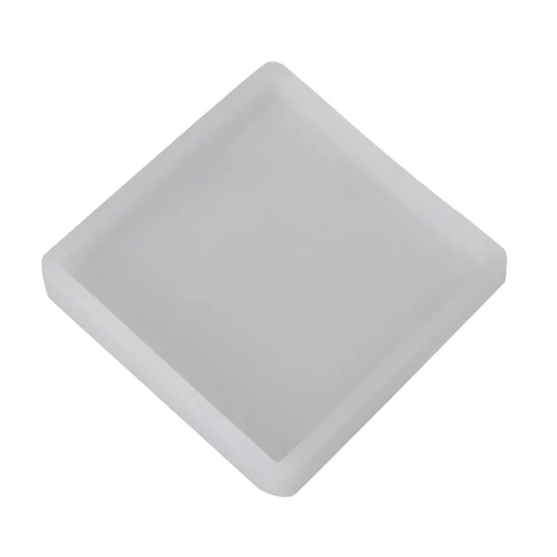 Силиконовая форма квадратная Полимерная глина Базовая доска зеркало Сделай Сам