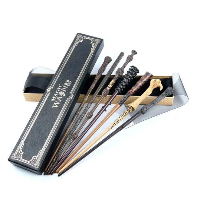 

Newest Magical Wand Lord Resin Metal Core COS Magic Wand Toys For Kids Magic Stick With Gift Ribbon Box Packing