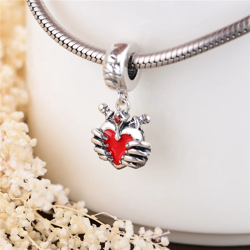 2016 новые украшения Хэллоуин красный Подвеска сердце бижутерия шарма