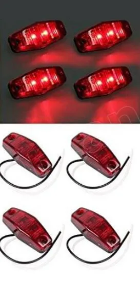 Одна деталь 2LED Боковой габаритный фонарь светильник автомобиль грузовик