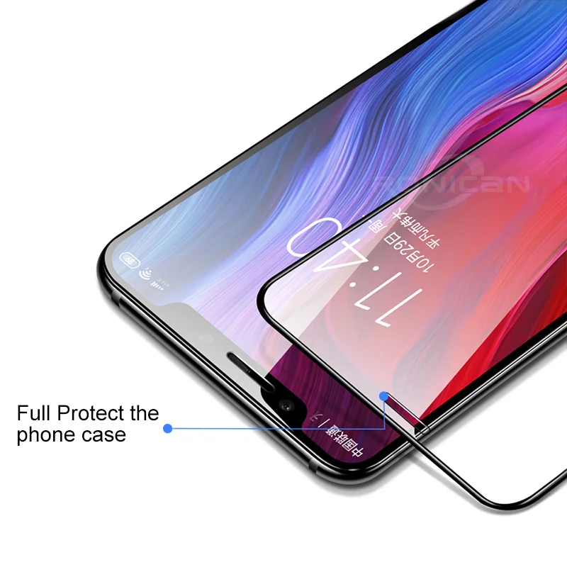 Закаленное стекло 9D для Xiaomi Mi 8 Lite Защита экрана Pocophone F1 Xiomi Redmi Note 6 Pro 6A 5 MI A2