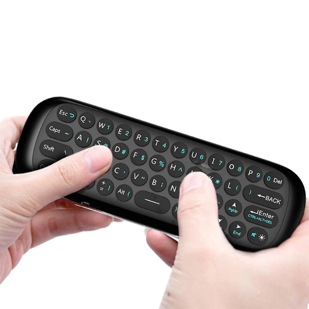 Черная клавиатура Дистанционное управление портативный Чувство движения мини