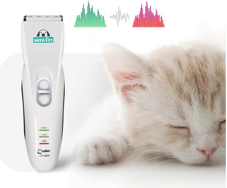 

Professional CP-6800 Pet Electric Trimmer Grooming Haircut Shaver Machine Silver Rechargeable Dog Grooming Clipper