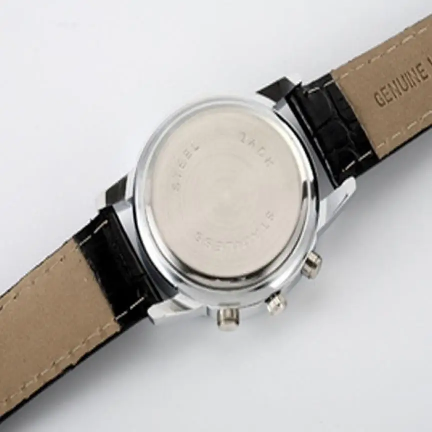 Мужские часы 1 шт. новые роскошные модные мужские Аналоговые s из искусственной