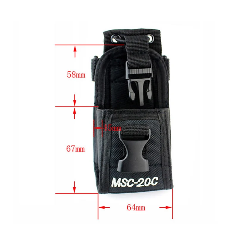 

MSC-20C Nylon Multi-Function Universal Pouch Bag Holster Carry Case for Yaesu Motorola TYT baofeng UV-5R UV-82 Walkie Talkie