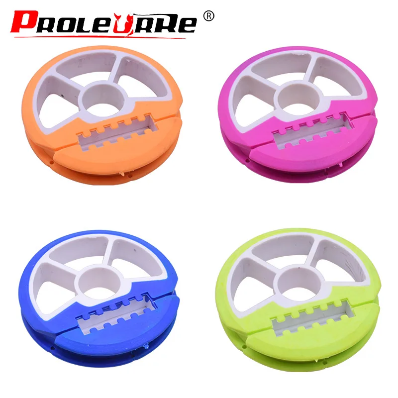 

1Pcs Silicone Plastic Fishing Line Plate Fishing Winding Line Board Carp Lure Trace Wire Leader Swivel Fishing Tackle PR-139