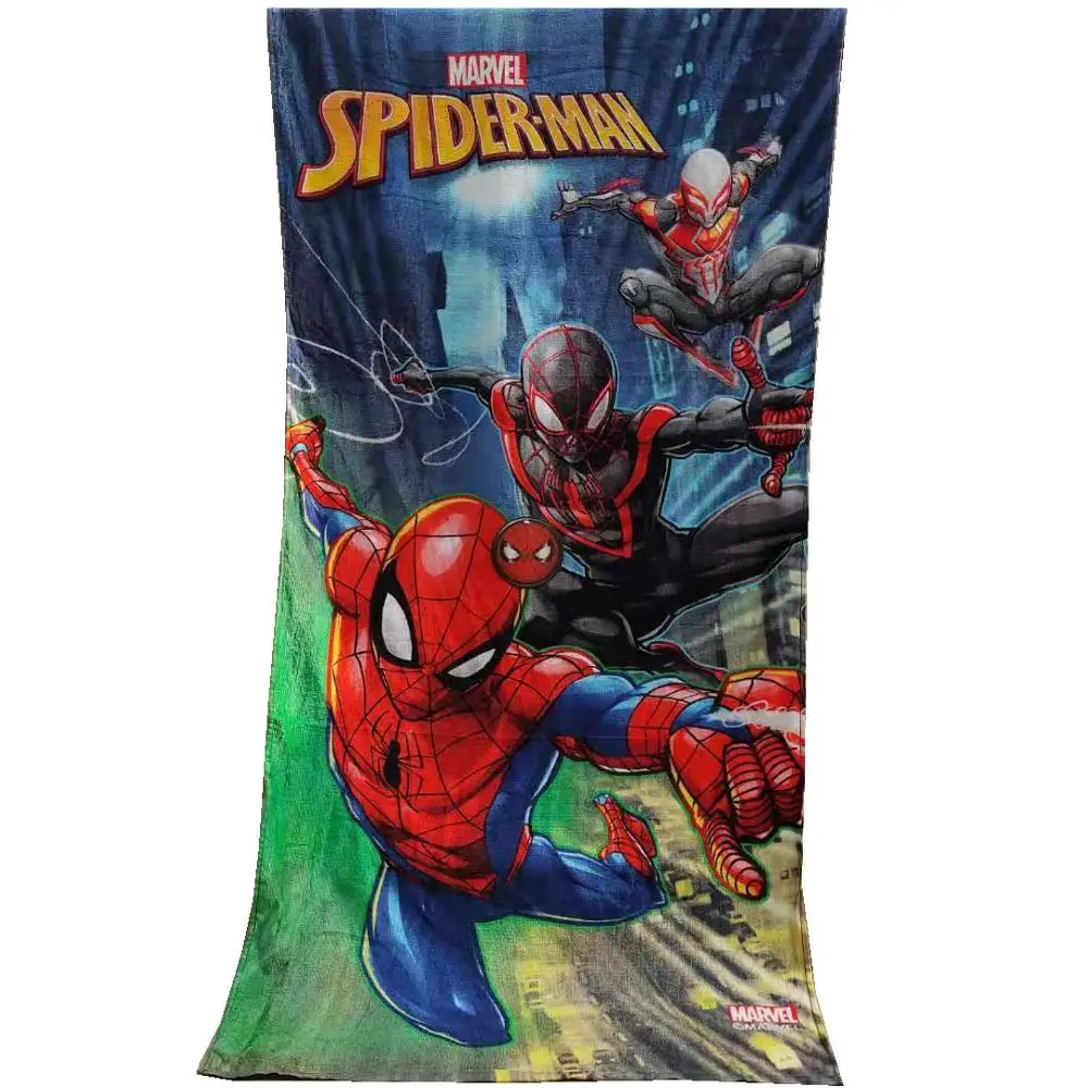 Disney Sipderman Базз Лайтер пляжное полотенце супер мягкое Впитывающее 100% хлопок