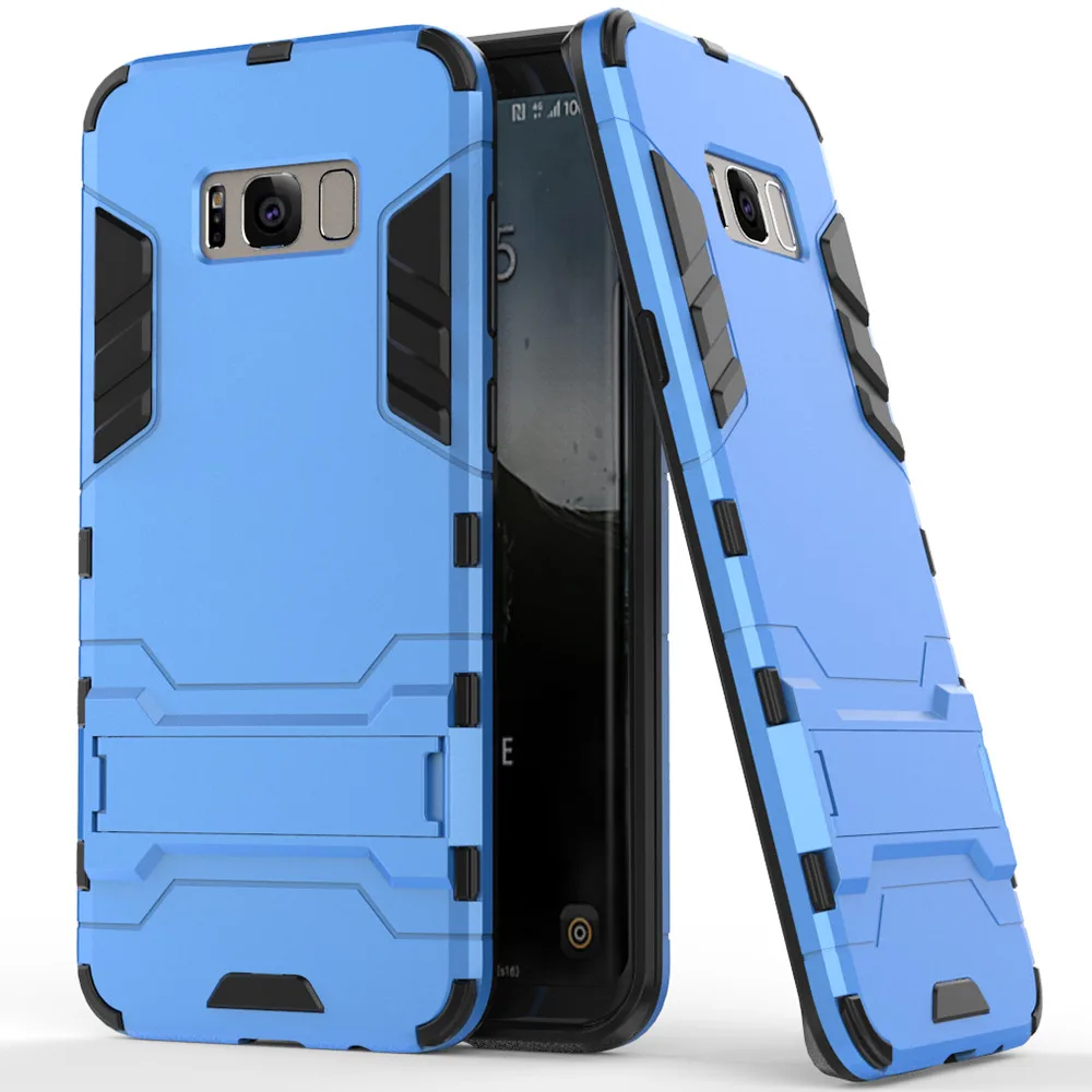 Чехол для samsung Galaxy S8 Plus роскошный чехол-подставка с Железным человеком жесткий