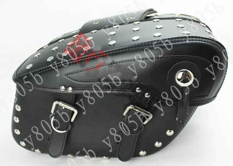 Мотоциклетная Боковая Сумка из искусственной кожи седельные сумки для Honda Shadow ACE