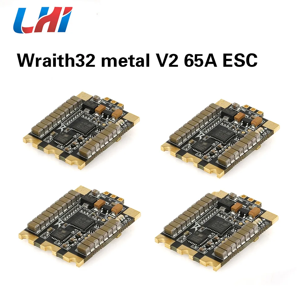AIRBOT Wraith32Metal V2 32 битный бесщеточный Blheli_S32 65A Dshot1200 Встроенный датчик тока с щеткой