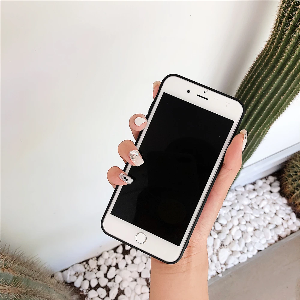 Мультфильм короткие волосы Толстая Чехлы для Iphone X восемь сетей телефон чехлы 10 IMD