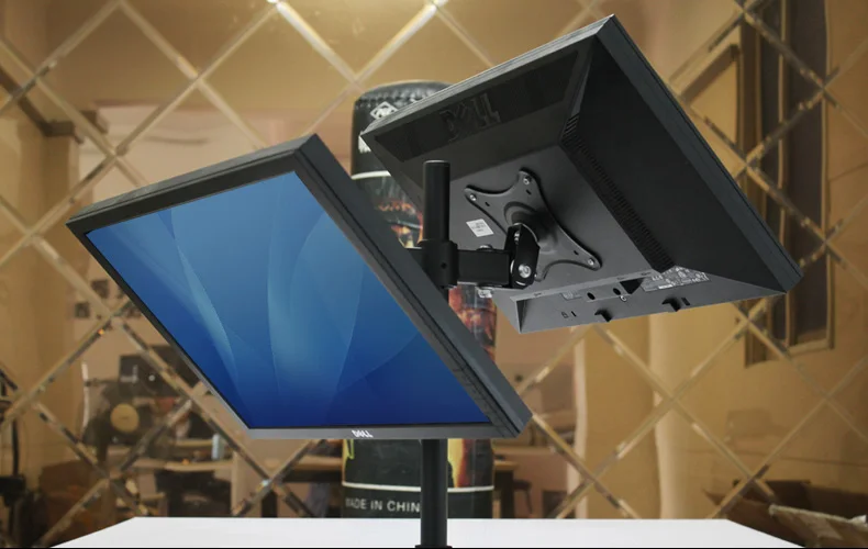 Двойной держатель ЖК монитора SK009 для задней панели крепление на рабочий стол