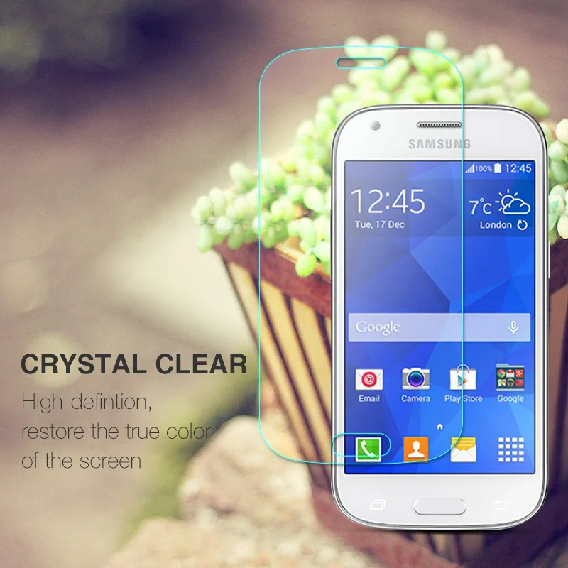 Закаленное стекло для экрана Nicotd 2.5D 9H Защитная пленка Samsung Galaxy ACE 4 G357 G357fz Arc Edge