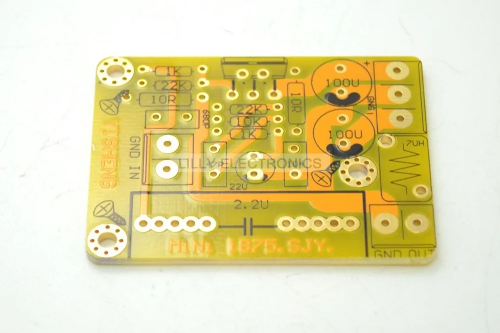Плата печатной платы LM1875 Mono HIFI может быть подключена в параллельном