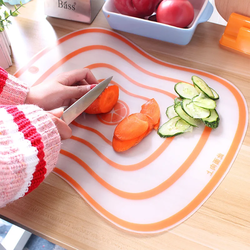 New Kitchen Chopping Blocks Tool Flexible Transparent Cutting Board PP Boards Classification Hot|Измельчающие блоки| |