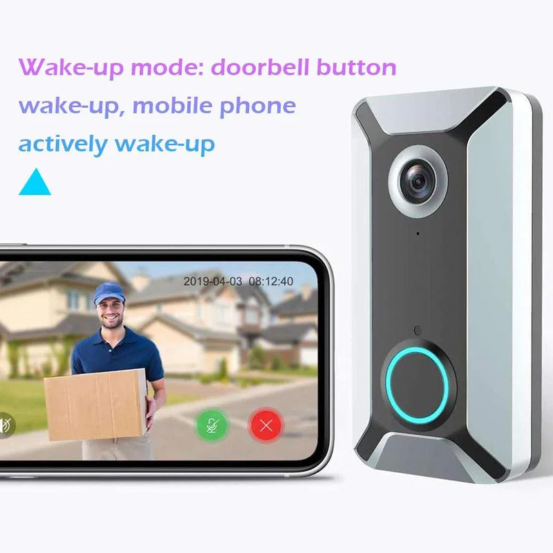 

V6 V7 WIFI Wireless Doorbell 720P 1080P Smart IP Video Intercom Security Camera Door Phone Door Bell Remote Monitoring Alarm
