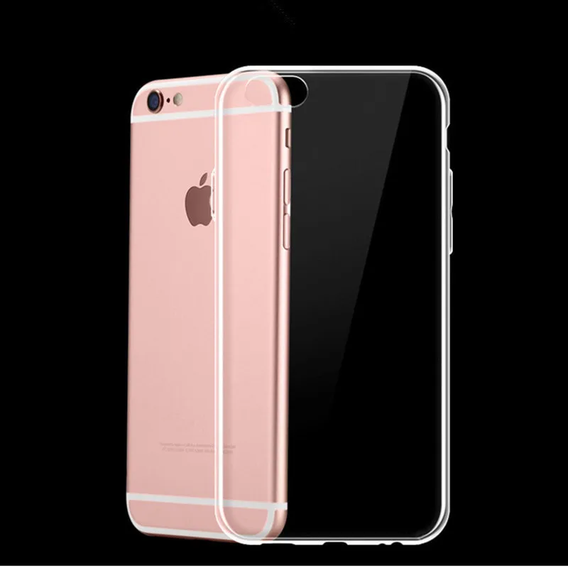 Роскошный прозрачный силиконовый чехол для iPhone X, 8 Plus, XR, XS Max, 4, 4S, 5c, SE, 5S, 6, 6 s, 7 Plus, Кристальный Мягкий ТПУ чехол для задней панели телефона s